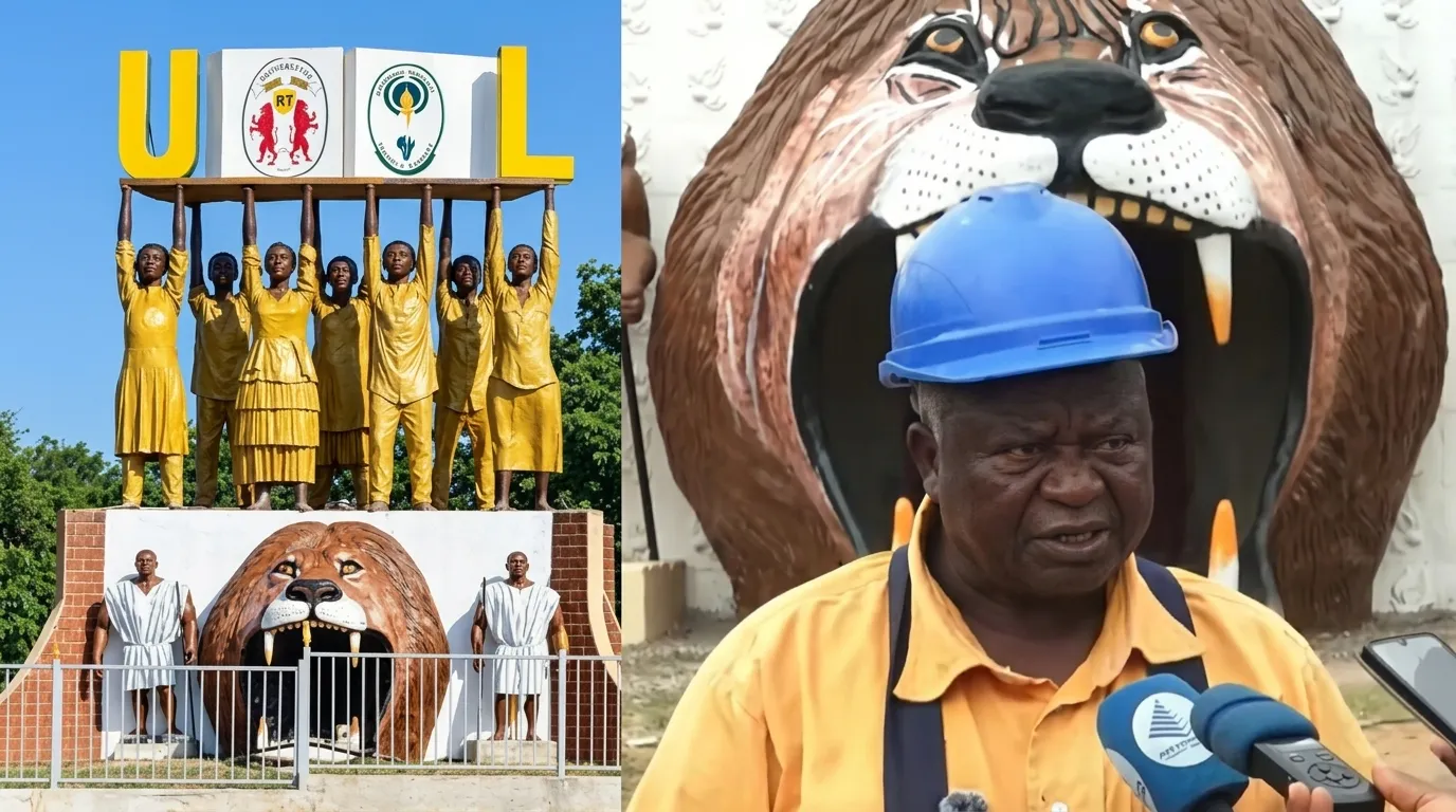 Le monument « Sagesse et Héritage » de l'Université de Lomé : un lion qui fait jaser